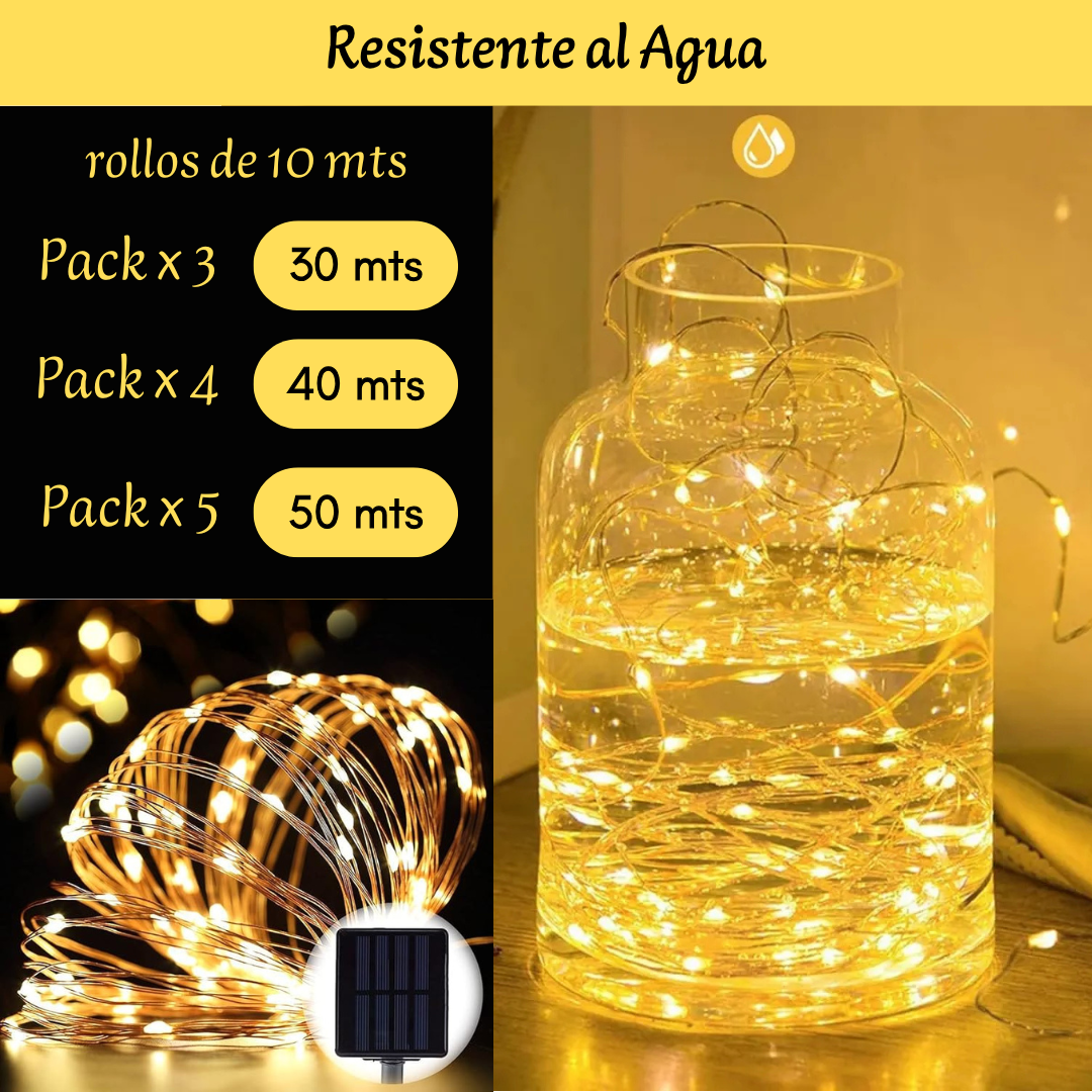 Guirnalda Solar LED – Crea Ambientes Mágicos sin Gasto de Energía