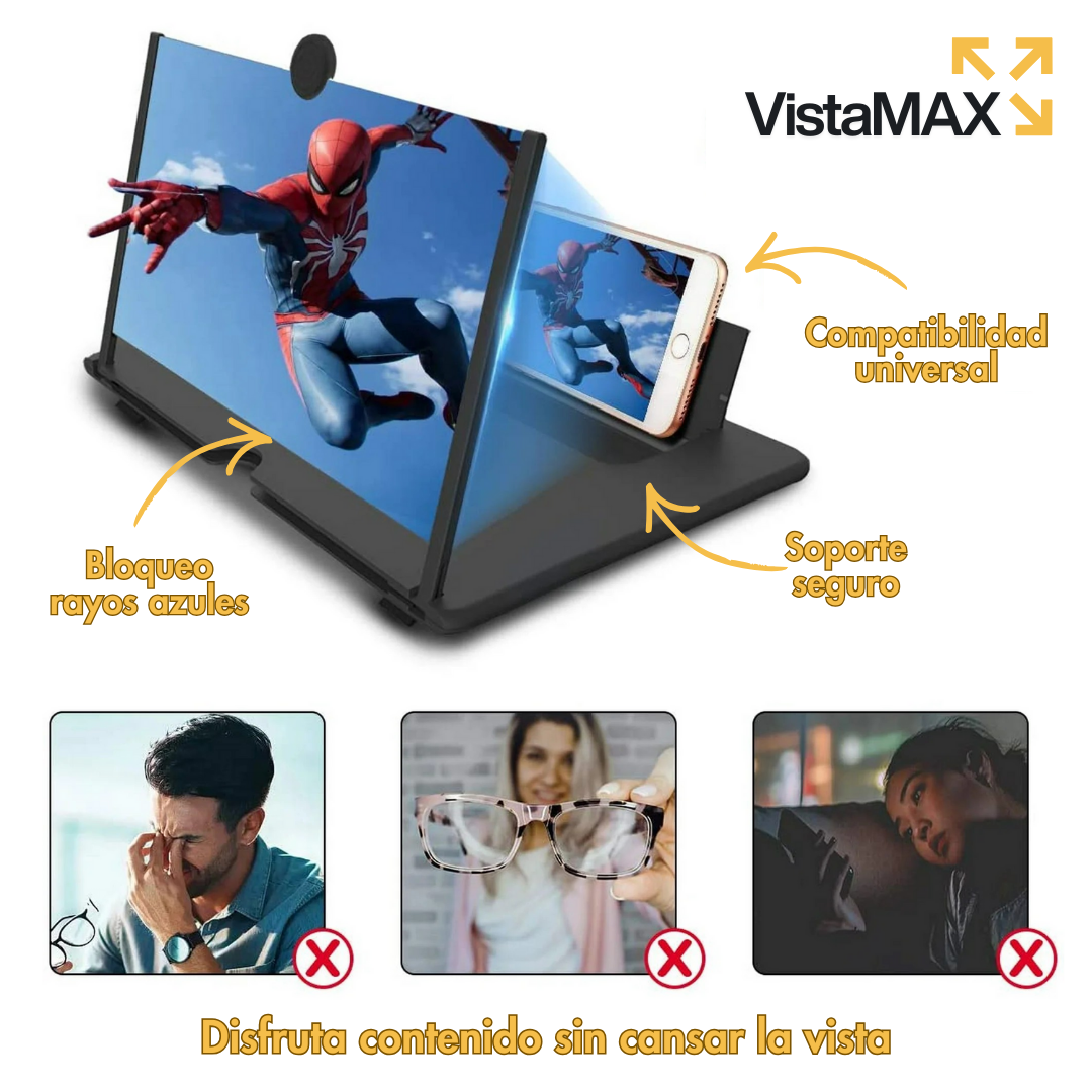 Amplificador VistaMax – Pantallas Más Grandes al Momento