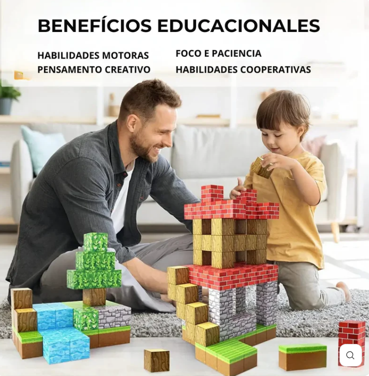 Cubos Magnéticos Premium 75 piezas