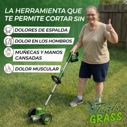 Turbo Grass – Cortacésped Inalámbrico 3 en 1
