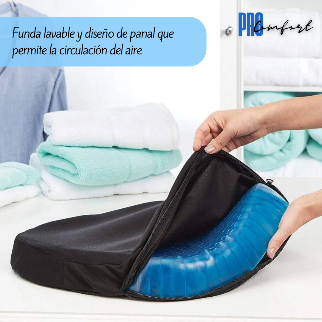 Cojín de Gel ProComfort – Soporte y Alivio Lumbar
