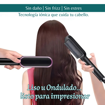 Cepillo Alisador IonicBeauty - Desenreda, Alisa y Elimina el Frizz