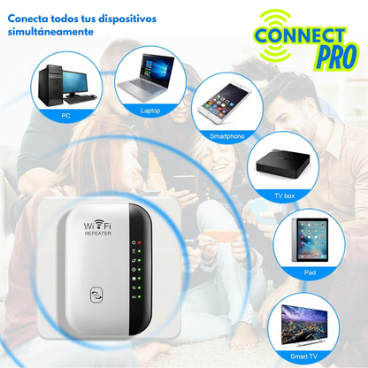 ConnectPro Extensor WiFi – Mejora tu señal