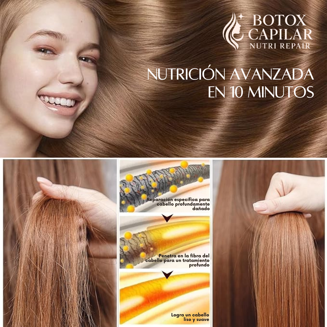 Botox Capilar Nutri Repair | Nutrición Avanzada y Volumen Controlado