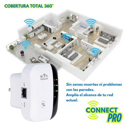 ConnectPro Extensor WiFi – Mejora tu señal