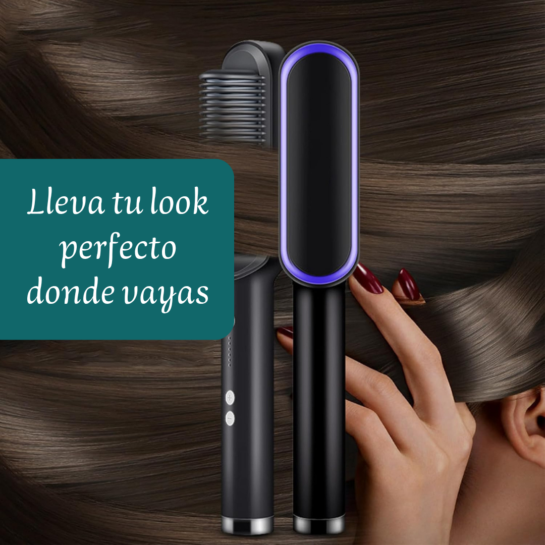 Cepillo Alisador IonicBeauty - Desenreda, Alisa y Elimina el Frizz