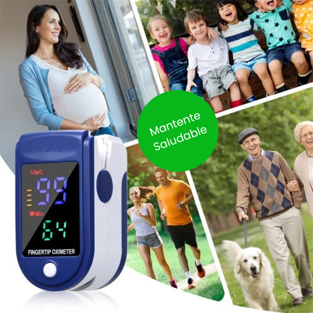 Oxímetro VitalCheck - Vive tranquilo sabiendo que tu salud está bajo control