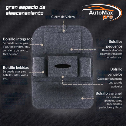 Organizador AutoMax Pro - Auto Impecable Cada Viaje