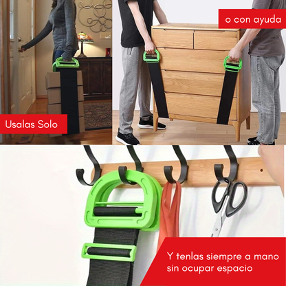 Correas PowerLift - Levanta y Mueve sin esfuerzo