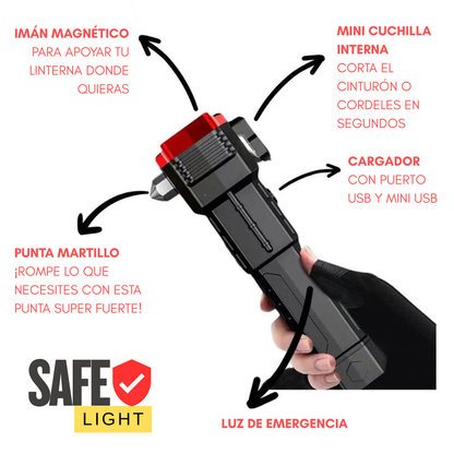 SafeLight 4 en 1 – Seguridad para Viajes y Emergencias