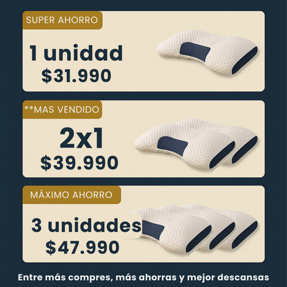 Almohada Wellness Cervical – Máximo Apoyo, Menos Tensión