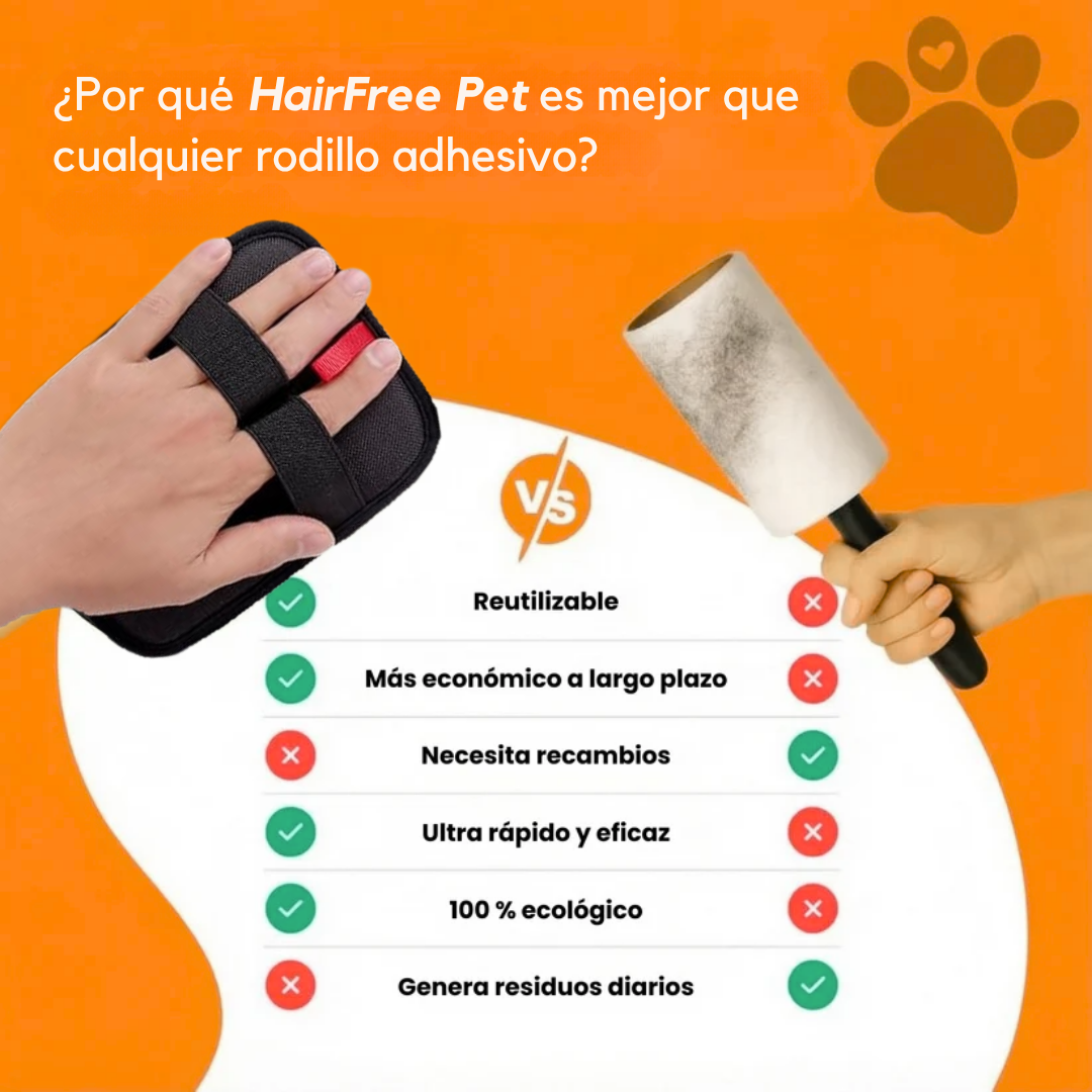 HairFree Pet - Controla el pelo suelto