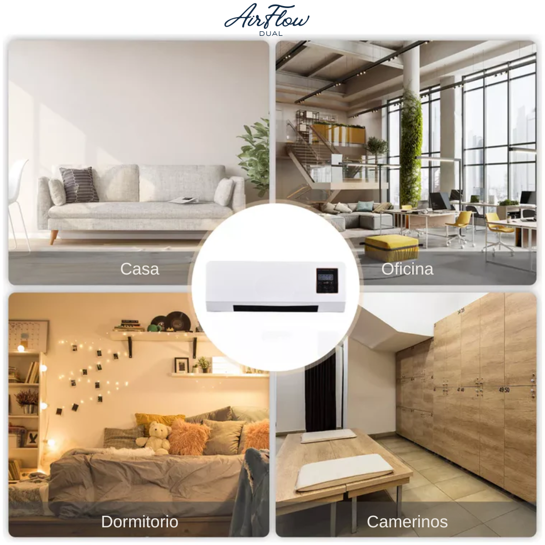 AirFlow Dual – Control de Frío y Calor en Espacios Pequeños