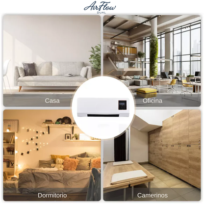 AirFlow Dual – Control de Frío y Calor en Espacios Pequeños