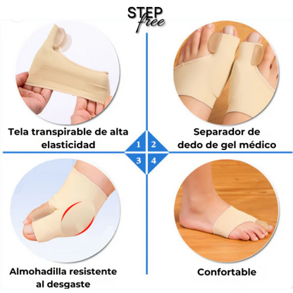 StepFree – Corrector de Juanetes con Gel Interno (1 par)