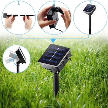 Guirnalda Solar LED – Crea Ambientes Mágicos sin Gasto de Energía