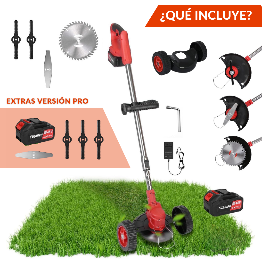 Turbo Grass – Cortacésped Inalámbrico 3 en 1