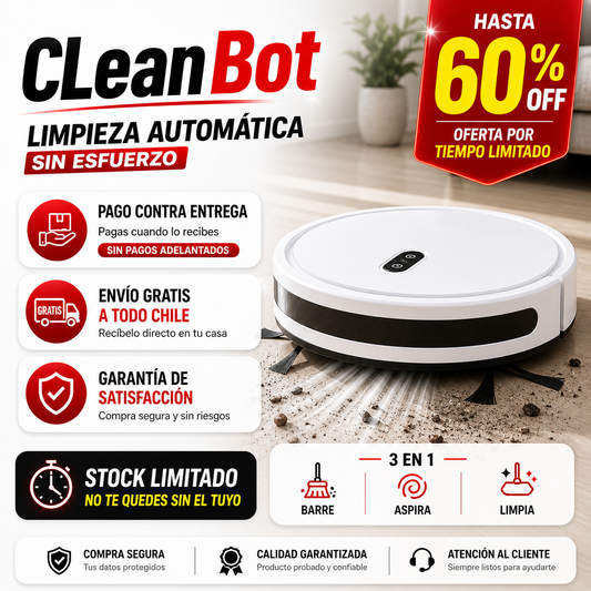 CleanBot - Limpieza automática sin esfuerzo