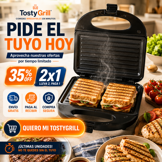 TostyGrill - Comidas irresistibles en minutos