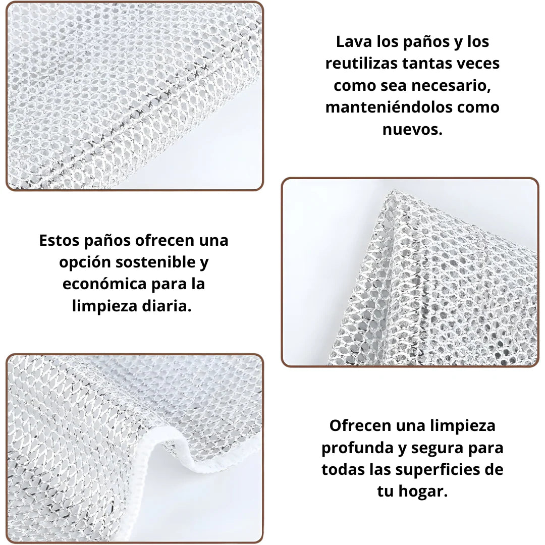 CleanPro Paños Multiuso (pack 5) - Limpieza Eficaz