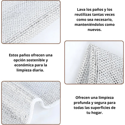 CleanPro Paños Multiuso (pack 5) - Limpieza Eficaz