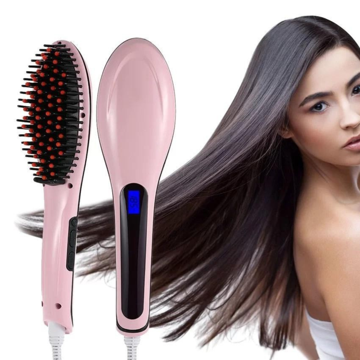 Cepillo Alisador de Pelo Profesional